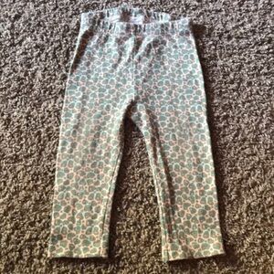 Carter’s Leopard Print with a hint of Blue Soft Stretchy Pants